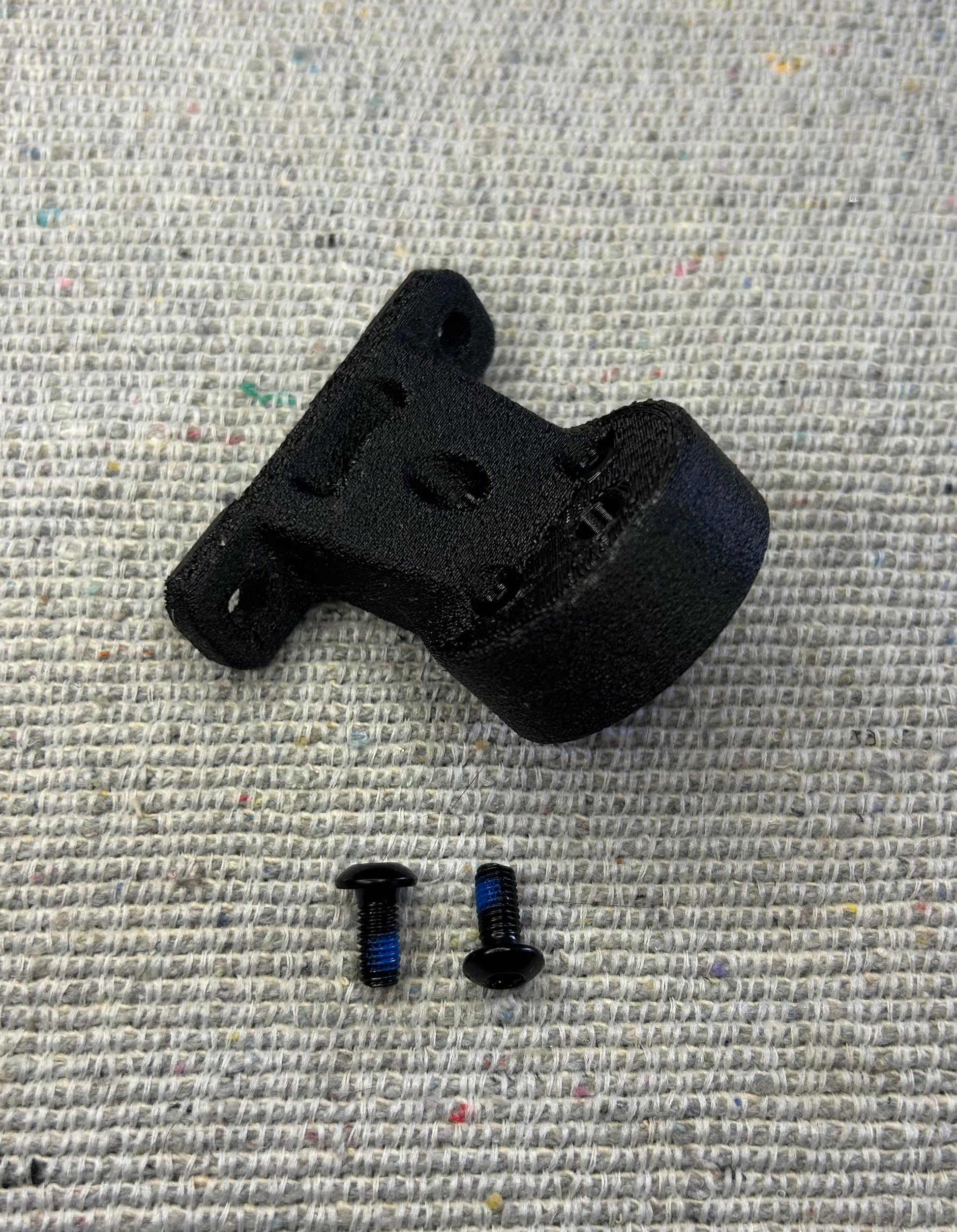 Extended saddle mount for Bontrager Saddles.