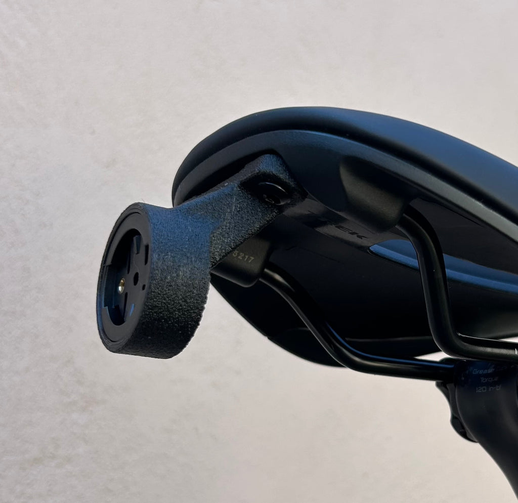 Extended saddle mount for Bontrager Saddles.