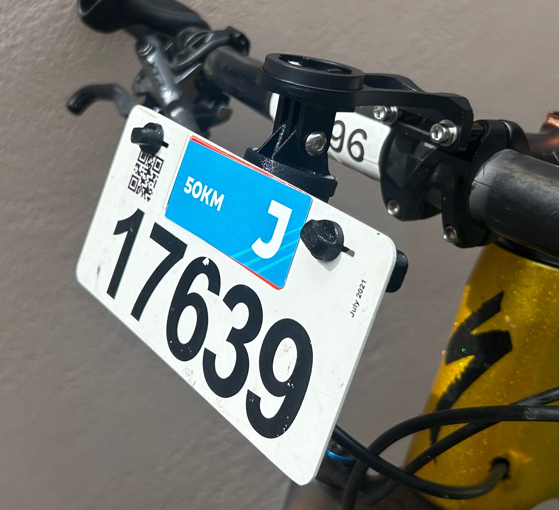 MTB Race Board Holder-Go-Pro Style