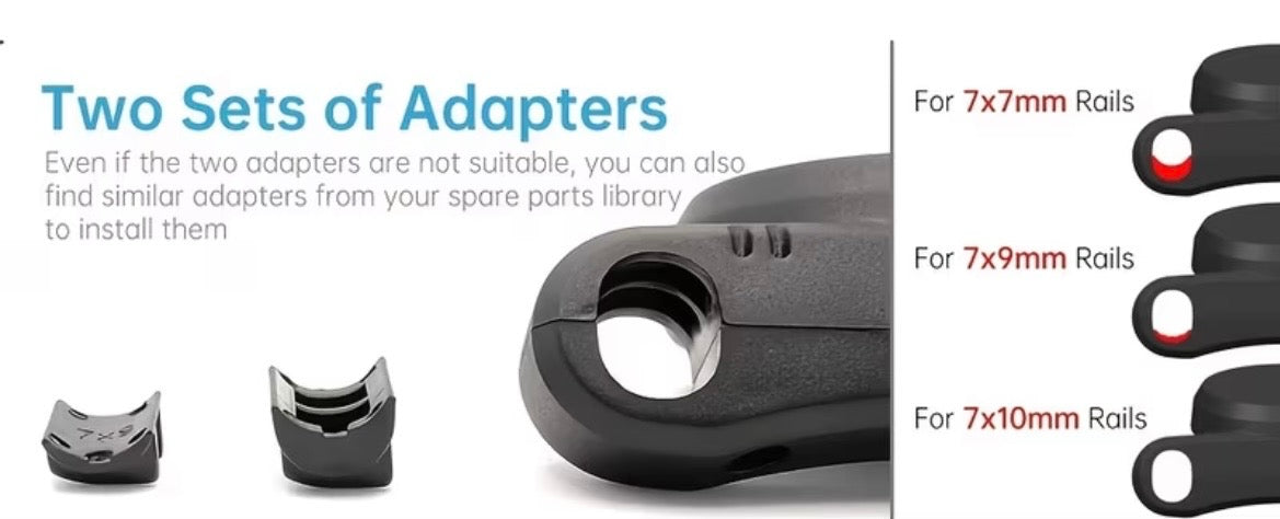 Saddle Rail Mount for AirTag/Smart tag